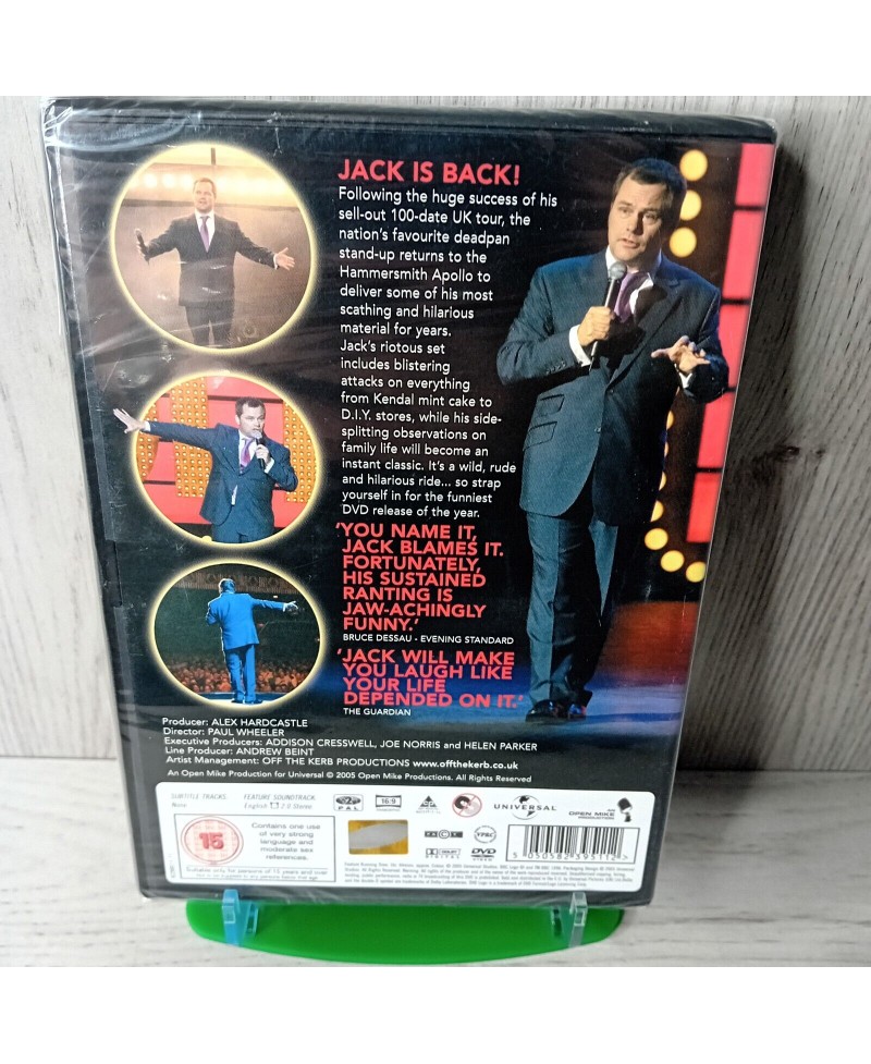 JACK DEE LIVE AGAIN DVD - NEW & SEALED