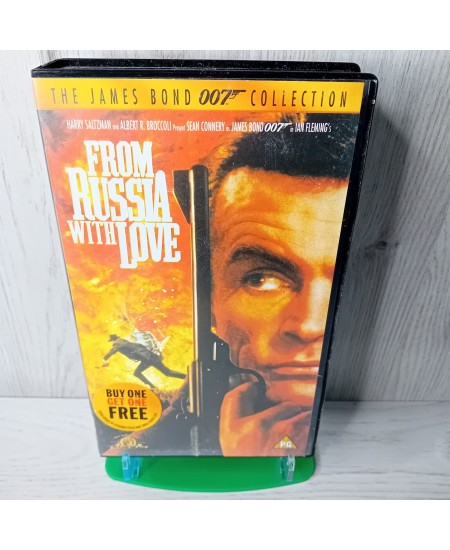 FROM RUSSIA WITH LOVE VHS TAPE -RARE RETRO MOVIE NEW SEALED