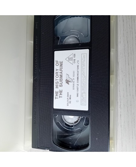 THE HISTORY OF THE SUBMARINE VHS TAPE -RARE RETRO MOVIE SERIES VINTAGE