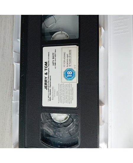JERRY & TOM BIG BOX VHS TAPE -RARE RETRO MOVIE SERIES VINTAGE