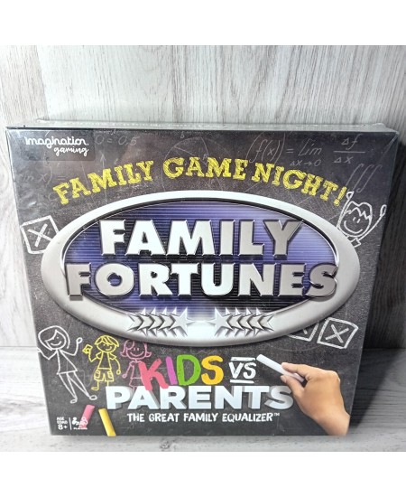 FAMILY FORTUNES KIDS VS PARENTS BOARD GAME - RARE RETRO NEW SEALED