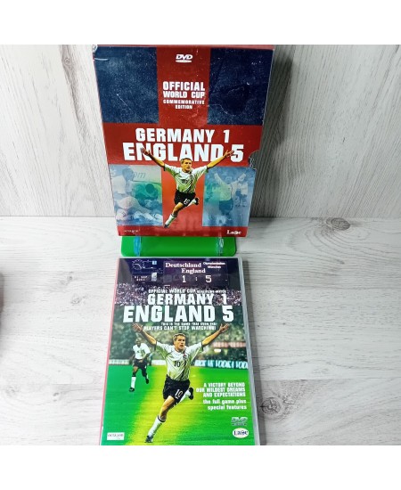 GERMANY VS ENGLAND WORLD CUP DVD 2001 - RARE FOOTBALL DVD