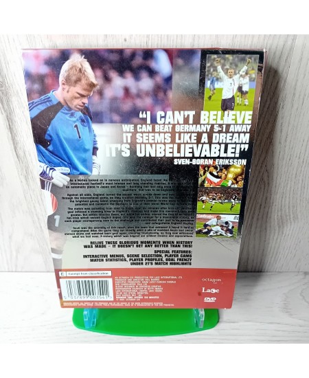 GERMANY VS ENGLAND WORLD CUP DVD 2001 - RARE FOOTBALL DVD