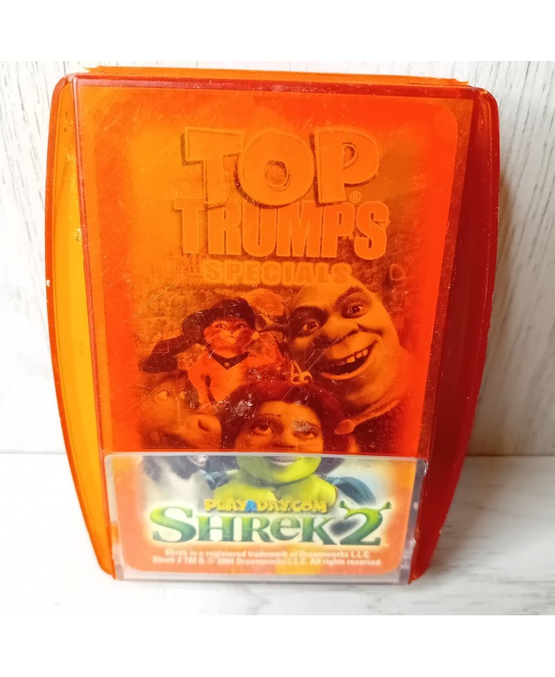 TOP TRUMPS SPECIALS SHREK 2 COMPLETE - RARE RETRO COLLECTABLE