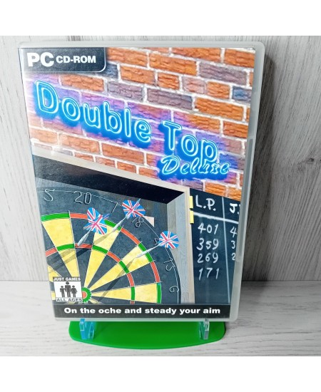 DOUBLE TOP DELUXE PC CD ROM GAME - RARE RETRO GAMING DARTS