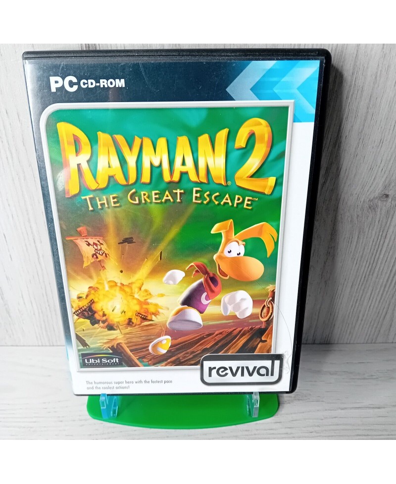 RAYMAN 2 THE GREAT ESCAPE PC CD ROM GAME - RARE RETRO GAMING
