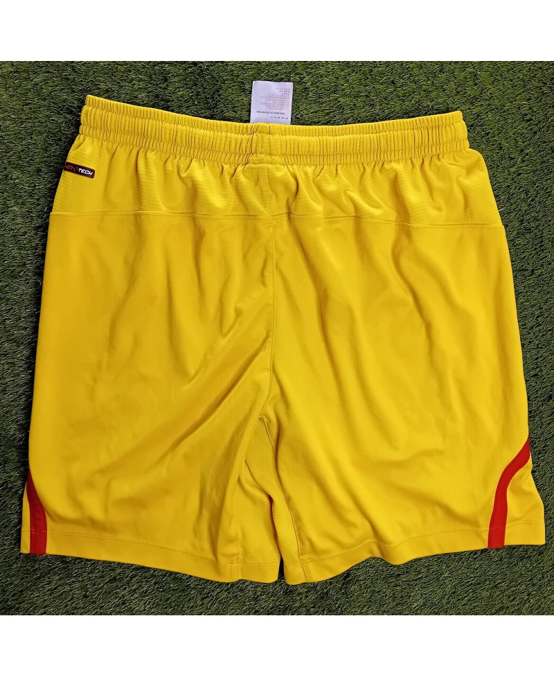 LIVERPOOL WARRIOR YELLOW SHORTS 2014 2015 - MENS SIZE MEDIUM - RARE SHORTS