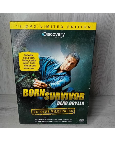 BEAR GRYLLS EXTREME WILDERNESS 12 DVD LIMITED EDITION SET