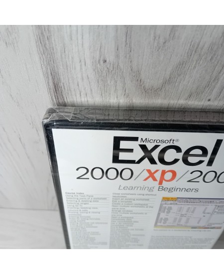 TRAIN YOURSELF EXCEL 2000 XP 2003 PC CD ROM - RARE RETRO NEW SEALED