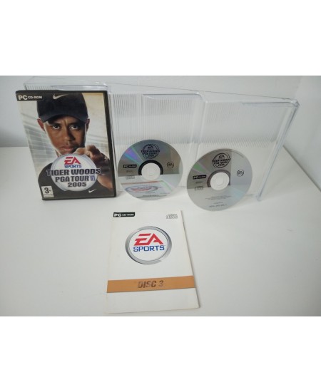 TIGER WOODS PGA TOUR 2005 - PC CD-ROM GAME - GOOD CONDITION