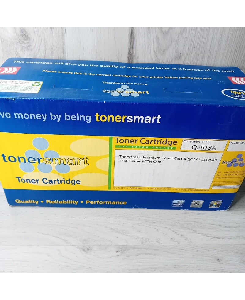 TONER SMART TONER CARTRIDGE BLACK TONER Q2613A COMPATIBLE WITH HP LASERJET