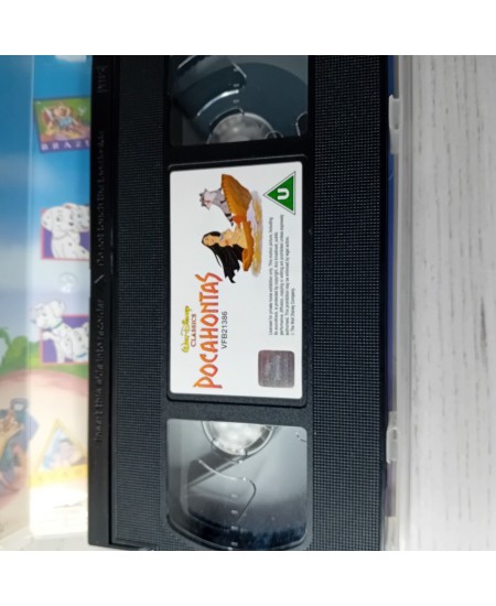 POCAHONTAS VHS TAPE - RARE RETRO MOVIE SERIES VINTAGE