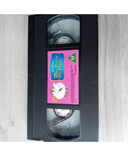 MRS POTTS PARTY VHS TAPE - RARE RETRO MOVIE SERIES VINTAGE