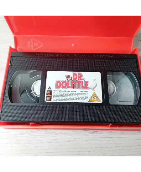 EDDIE MURPHY DR DOLITTLE VHS TAPE - RARE RETRO MOVIE SERIES VINTAGE