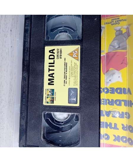 ROALD DAHLS MATILDA VHS TAPE - RARE RETRO MOVIE SERIES VINTAGE