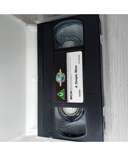 A SIMPLE WISH VHS TAPE - RARE RETRO MOVIE SERIES VINTAGE