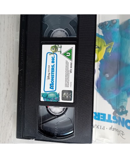 MONSTER INC VHS TAPE - RARE RETRO MOVIE SERIES VINTAGE