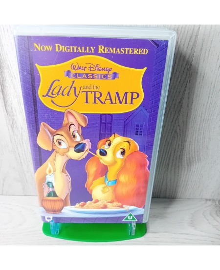 LADY AND THE TRAMP VHS TAPE - RARE RETRO MOVIE SERIES VINTAGE