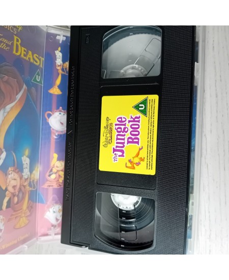 JUNGLE BOOK VHS TAPE - RARE RETRO MOVIE SERIES VINTAGE