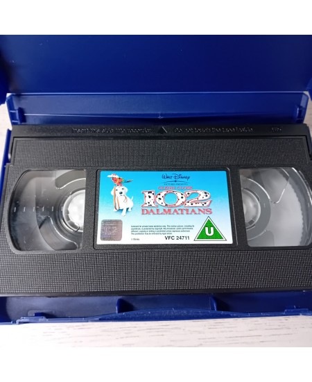102 DALMATIANS VHS TAPE - RARE RETRO MOVIE SERIES VINTAGE