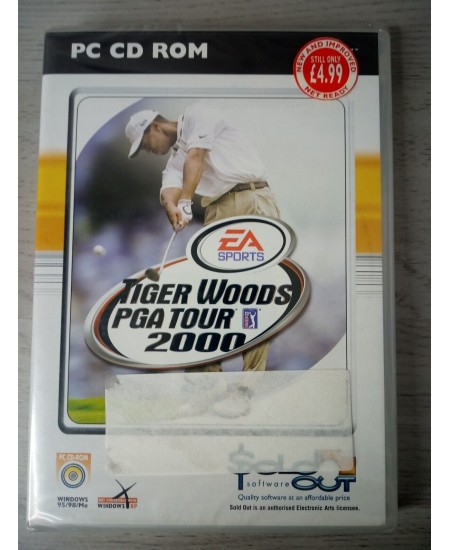 TIGER WOODS PGA TOUR 2000 PC CD-ROM GAME - FACTORY SEALED RETRO GAMING RARE