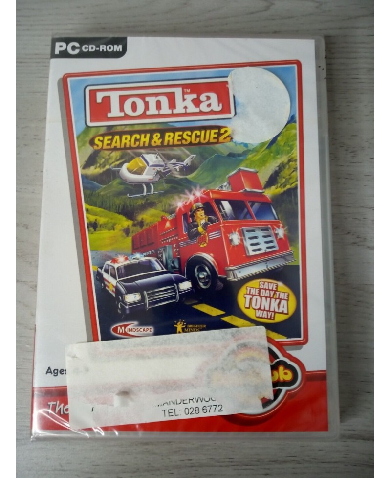 TONKA SEARCH & RESCUE 2 PC CD-ROM GAME - FACTORY SEALED RETRO GAMING RARE