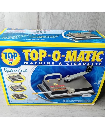 TOP O MATIC CIGARETTE ROLLING MACHINE - GOOD CONDITION IN BOX - RARE 2006
