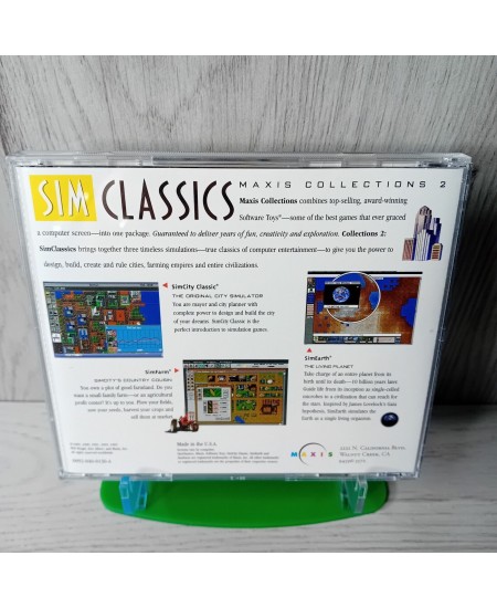 SIM CLASSICS MAXIS COLLECTIONS 2 PC CD ROM GAME - RARE RETRO VINTAGE GAMING