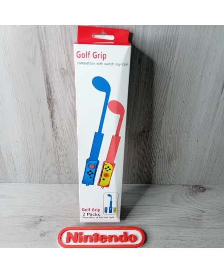 GOLF GRIP 2 PACK COMPATIBLE WITH SWITCH JOY CON NINTENDO - NEW IN BOX