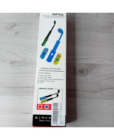 GOLF GRIP 2 PACK COMPATIBLE WITH SWITCH JOY CON NINTENDO - NEW IN BOX