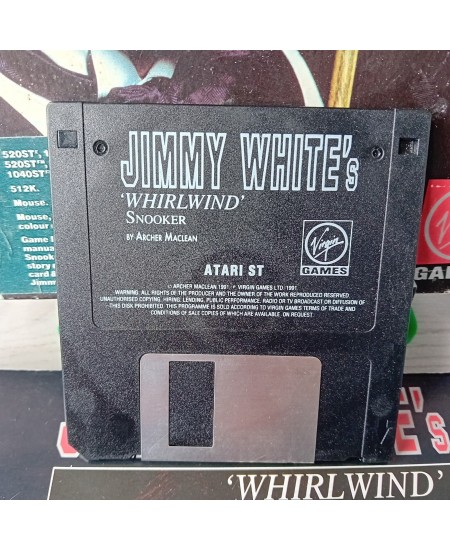 JIMMY WHITE WHIRLWIND SNOOKER ATARI ST - RARE RETRO VINTAGE GAMING