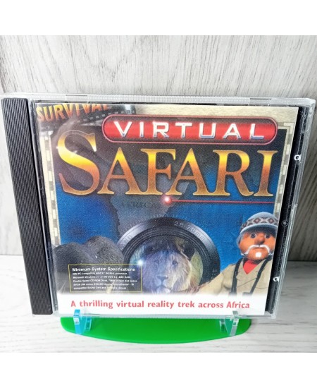 VIRTUAL SAFARI PC CD ROM GAME - RARE RETRO GAMING