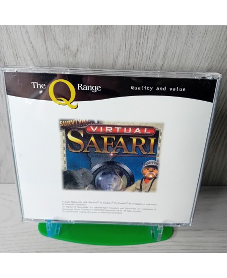 VIRTUAL SAFARI PC CD ROM GAME - RARE RETRO GAMING