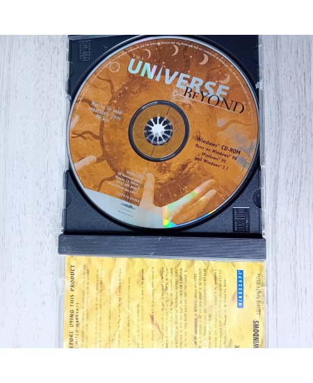 UNIVERSE BEYOND PC CD ROM GAME - RARE RETRO GAMING