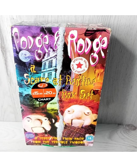 PODGE & RODGE A SCARE AT BEDTIME VHS BOXSET - RARE RETRO TAPES ONLY 1 ON EBAY !