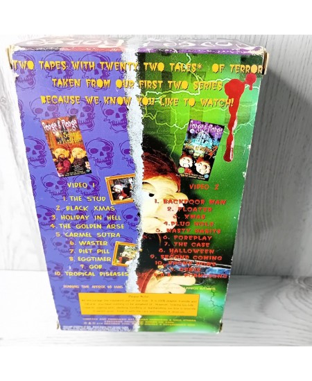 PODGE & RODGE A SCARE AT BEDTIME VHS BOXSET - RARE RETRO TAPES ONLY 1 ON EBAY !