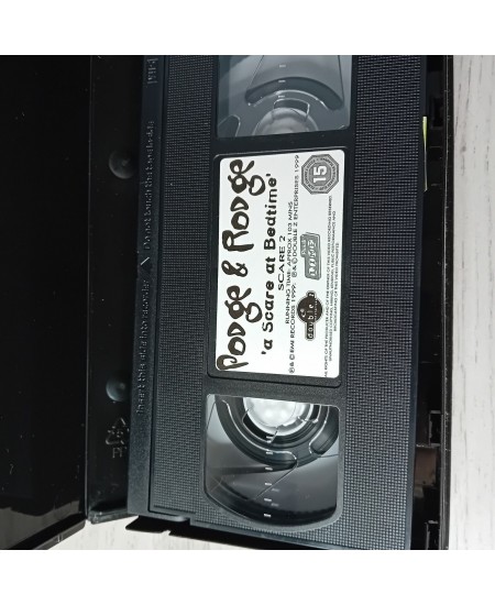 PODGE & RODGE A SCARE AT BEDTIME VHS - RARE RETRO MOVIE TAPE ONLY 1 ON EBAY !