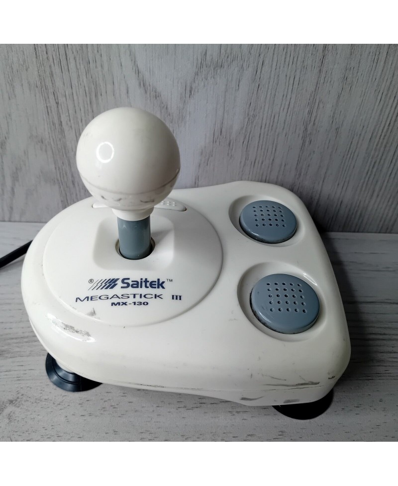 SAITEK MEGASTICK III MX-130 JOYSTICK CONTROLLER - FOR SUPER PC AT XT - 15 PIN