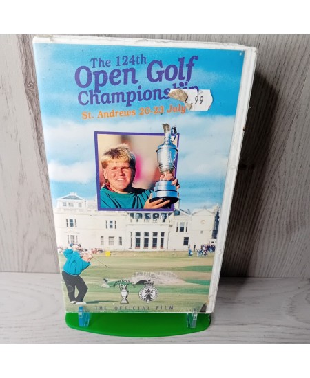 THE 124TH OPEN GOLF CHAMPIONSHIP ST.ANDREWS VHS TAPE - RARE RETRO MOVIE SERIES