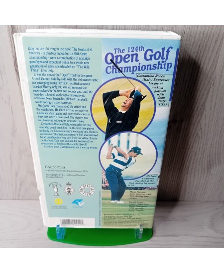 THE 124TH OPEN GOLF CHAMPIONSHIP ST.ANDREWS VHS TAPE - RARE RETRO MOVIE SERIES