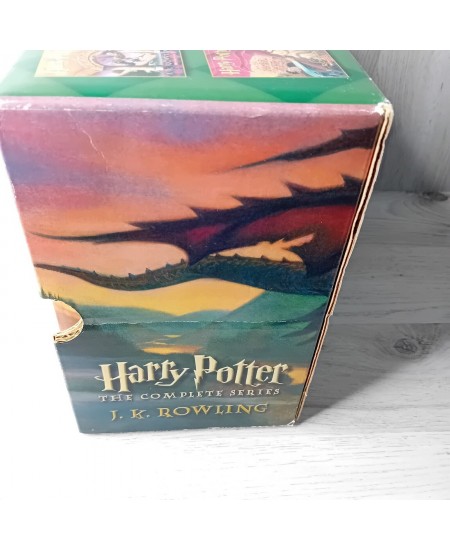 HARRY POTTER THE COMPLETE SERIES 7 BOOK SET PAPERBACK - RARE RETRO 2007