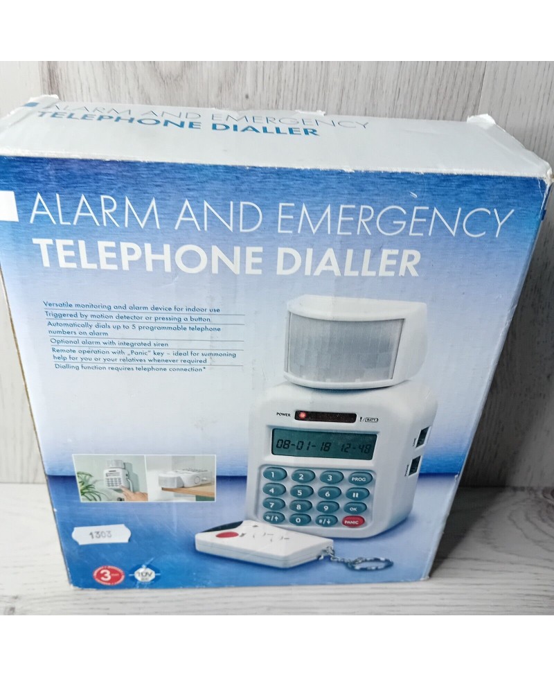 ALARM & EMERGENCY TELEPHONE DIALLER - RARE NEW IN BOX