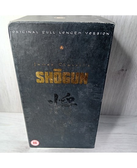 SHOGUN ORIGINAL FULL LENGTH VERSION BOX SET VHS - RARE RETRO VIDEO TAPE