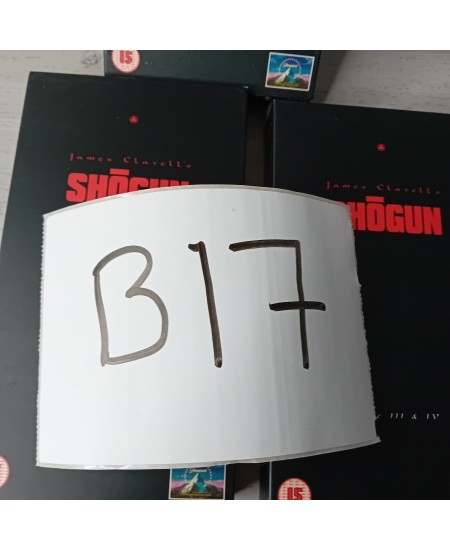 SHOGUN ORIGINAL FULL LENGTH VERSION BOX SET VHS - RARE RETRO VIDEO TAPE