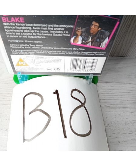 BLAKES 7 WARLORD BLAKE VHS - RARE RETRO VIDEO TAPE