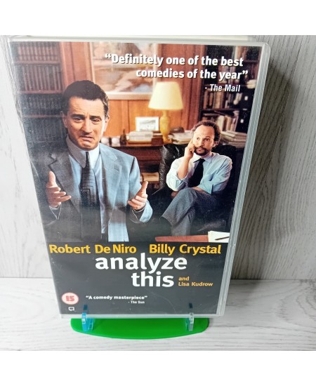 ANALYZE THIS BIG BOX VHS - RARE RETRO VIDEO TAPE