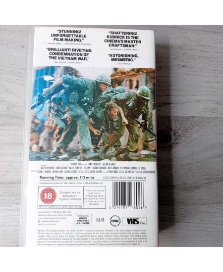 FULL METAL JACKET VHS - RARE RETRO VIDEO TAPE