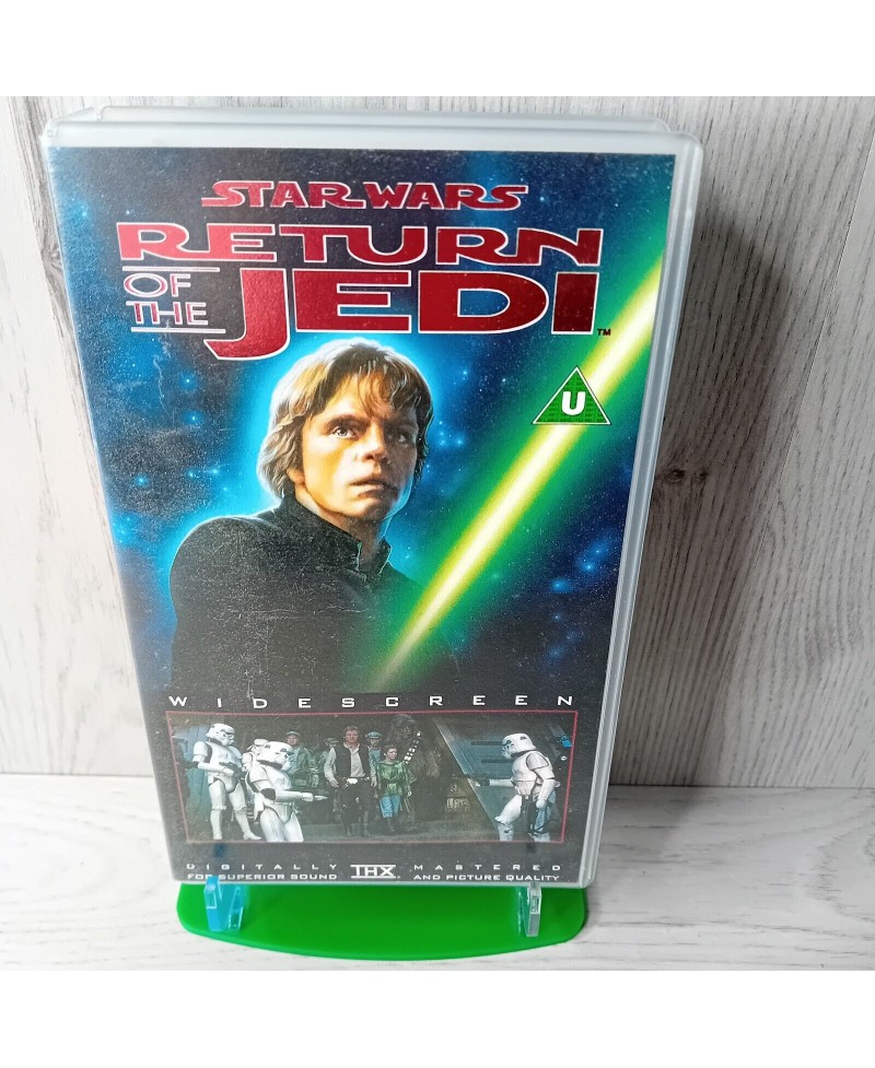 STAR WARS RETRUN OF THE JEDI WIDESCREEN VHS - RARE RETRO VIDEO TAPE