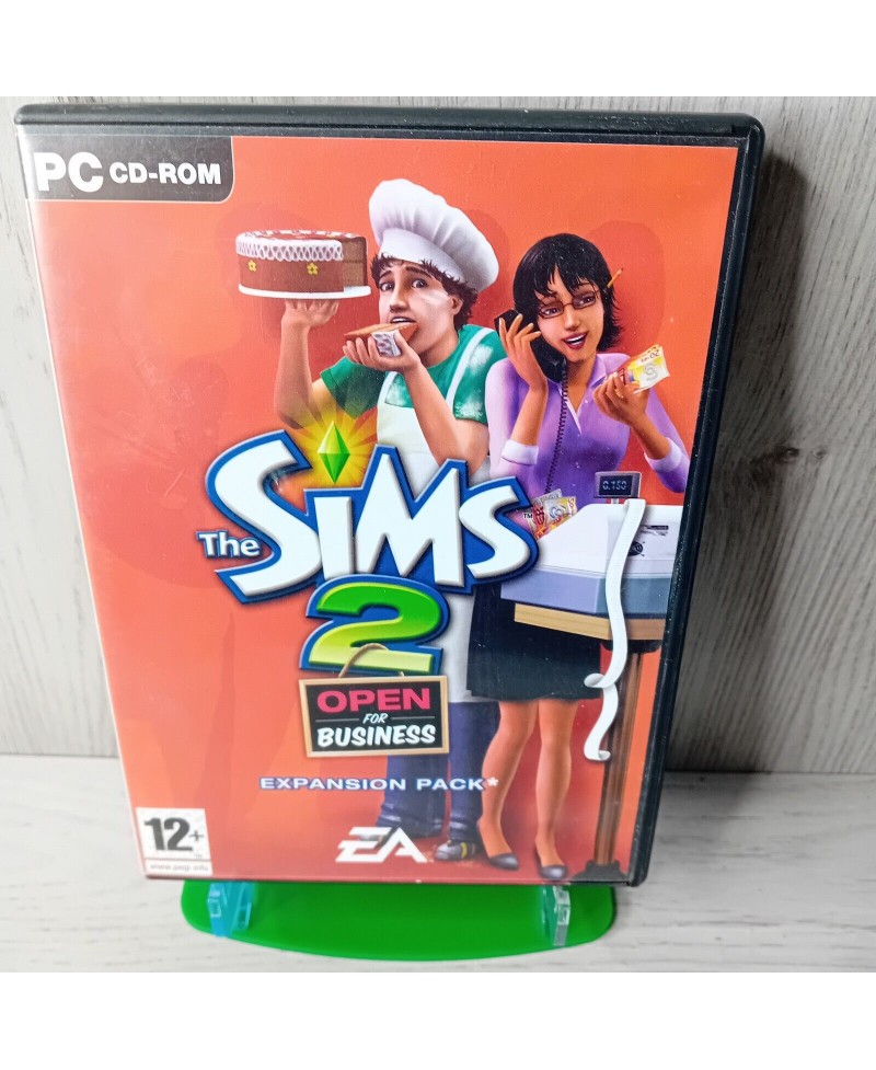 THE SIMS 2 OPEN FOR BUSINESS EXPANSION PACK PC CD ROM GAME - RARE RETRO GAMING