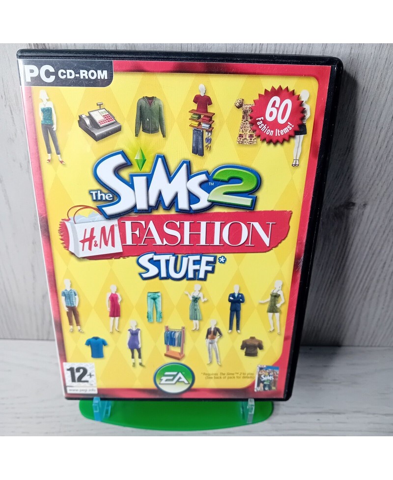 THE SIMS H&M FASHION STUFF PC CD ROM GAME - RARE RETRO GAMING